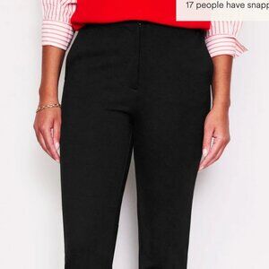 Boden Highgate Ponte Pants 4 Long Black
